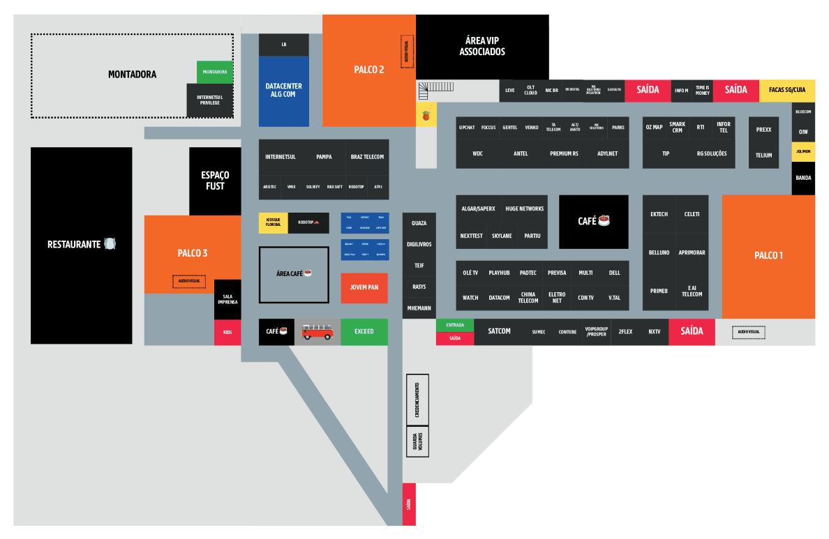 Mapa do Evento
